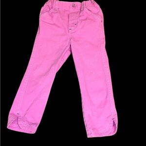Harley-Davidson Girls Pink Jeans Size 2T Motorcycle Logo Denim